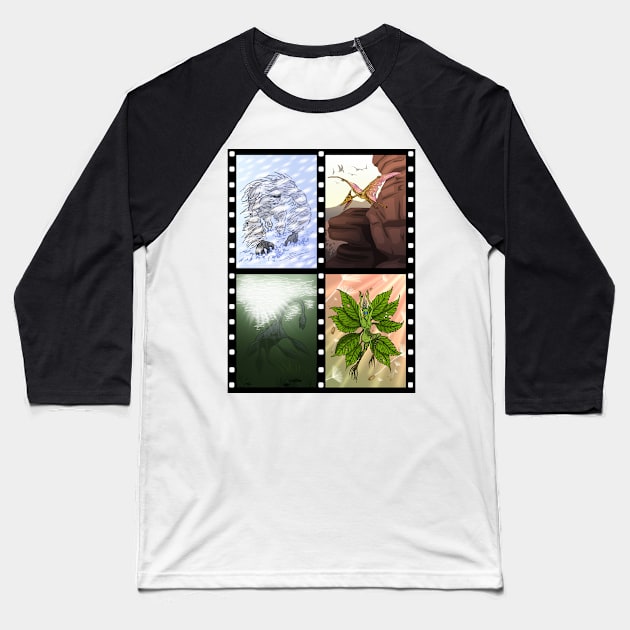 Cryptozoology, Cryptids and Forteana Series 3 Baseball T-Shirt by matjackson